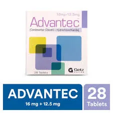 ADVANTEC 16MG+12.5MG TABLET from Al Mustafa Pharmacy - Sellvixa Cloud