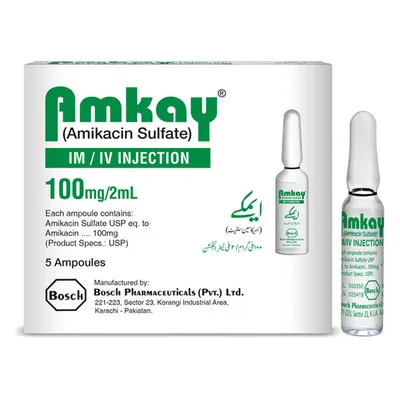 AMKAY 100MG/2ML INJ from Al Mustafa Pharmacy - Sellvixa Cloud