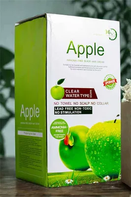 APPLE AMONIA FREE BLACK HAIR CREAM from Al Mustafa Mini Mart & Pharmacy - Sellvixa Cloud