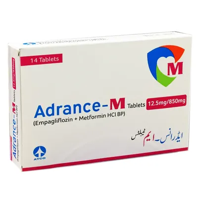 ARDANCE-M 12.5MG+850MG TAB from Al Mustafa Pharmacy - Sellvixa Cloud
