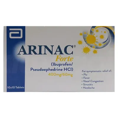 ARINAC FORTE 400MG/60MG TAB from Al Mustafa Pharmacy - Sellvixa Cloud