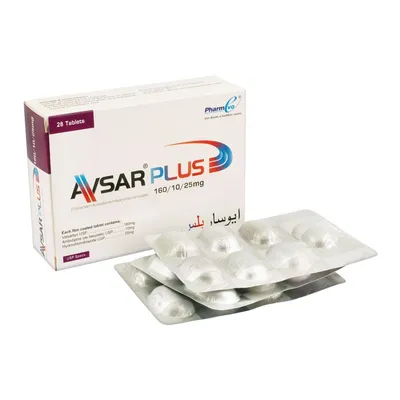AVSAR PLUS 160/10/25MG TAB from Al Mustafa Pharmacy - Sellvixa Cloud