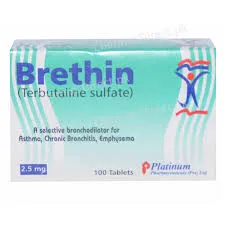 BRETHIN 2.5MG TABLET from Al Mustafa Pharmacy - Sellvixa Cloud