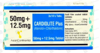CARDIOLITE PLUS 50MG+12.5MG TABLET from Al Mustafa Pharmacy - Sellvixa Cloud
