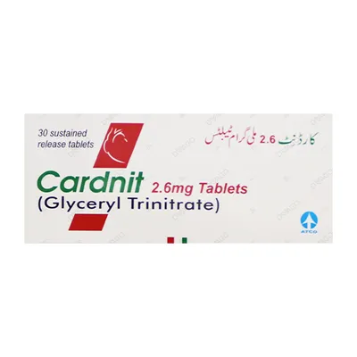 CARDNIT 2.6MG TAB from Al Mustafa Pharmacy - Sellvixa Cloud