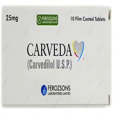 CARVEDA 25MG TAB from Al Mustafa Pharmacy - Sellvixa Cloud