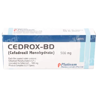 CEDROX-BD 500MG TABLET from Al Mustafa Pharmacy - Sellvixa Cloud