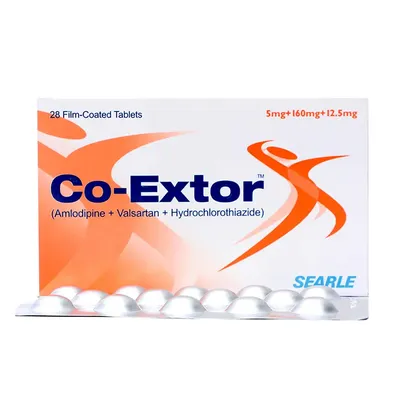 CO-EXTOR 5MG+160MG+12.5MG TABLET from Al Mustafa Pharmacy - Sellvixa Cloud