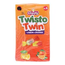 GIGGLY TWISTO TWIN ORANGE & LEMON JELLY from Al Mustafa Mini Mart & Pharmacy - Sellvixa Cloud