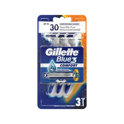 GILLETE BLUE3 RAZOR from Al Mustafa Mini Mart & Pharmacy - Sellvixa Cloud