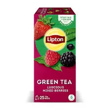 LIPTON GREEN TEA MIXED BERRY 25 TEA BAG from Al Mustafa Mini Mart & Pharmacy - Sellvixa Cloud
