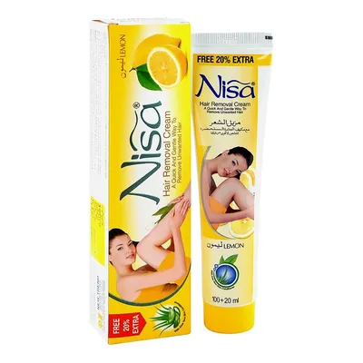 Nisa Lemon Hair Removal 100+20ml from Al Mustafa Mini Mart & Pharmacy - Sellvixa Cloud