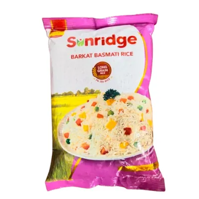 SUNRIDGE BARKAT BASMATI RICE 1KG from Al Mustafa Mini Mart & Pharmacy - Sellvixa Cloud