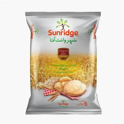 SUNRIDGE SUPER WHITE ATTA 5KG from Al Mustafa Mini Mart & Pharmacy - Sellvixa Cloud