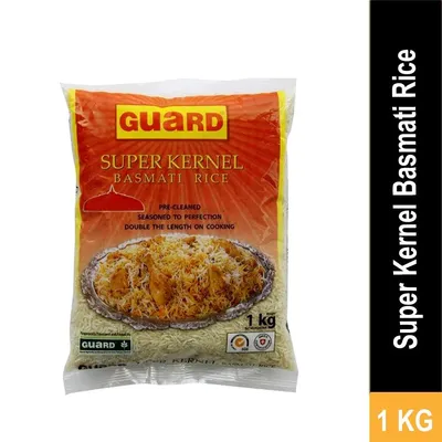 SUPER BASMATI RICE 1 KG from Al Mustafa Mini Mart & Pharmacy - Sellvixa Cloud
